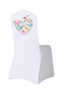 Customized Hotel Chair Cover Special White Banquet Thickening Universal One Piece Wedding Hotel Elastic Fabric Chair Cover SKSC024 detail view-2